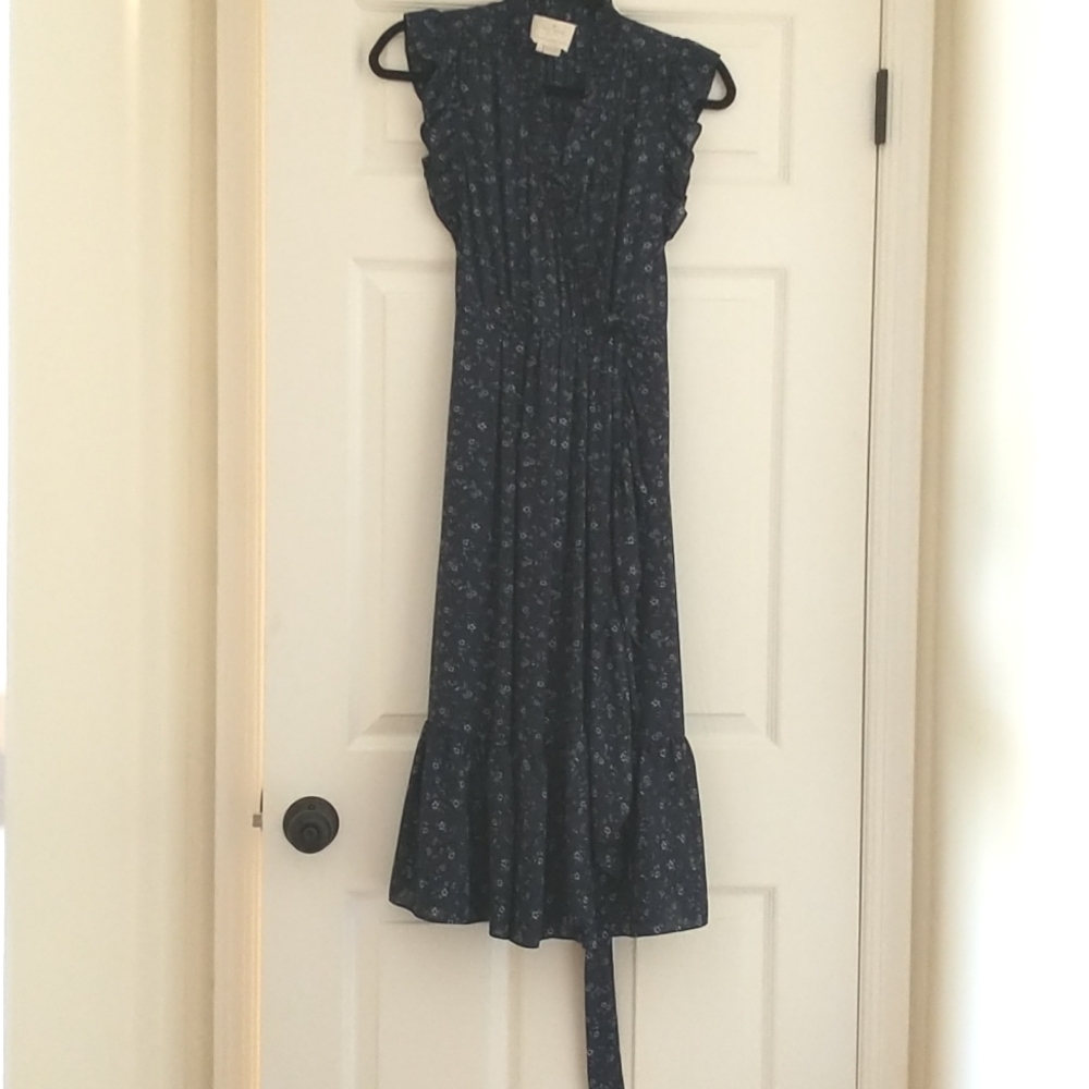Kate Spade Wild Roses Faux Wrap Dress Size 0